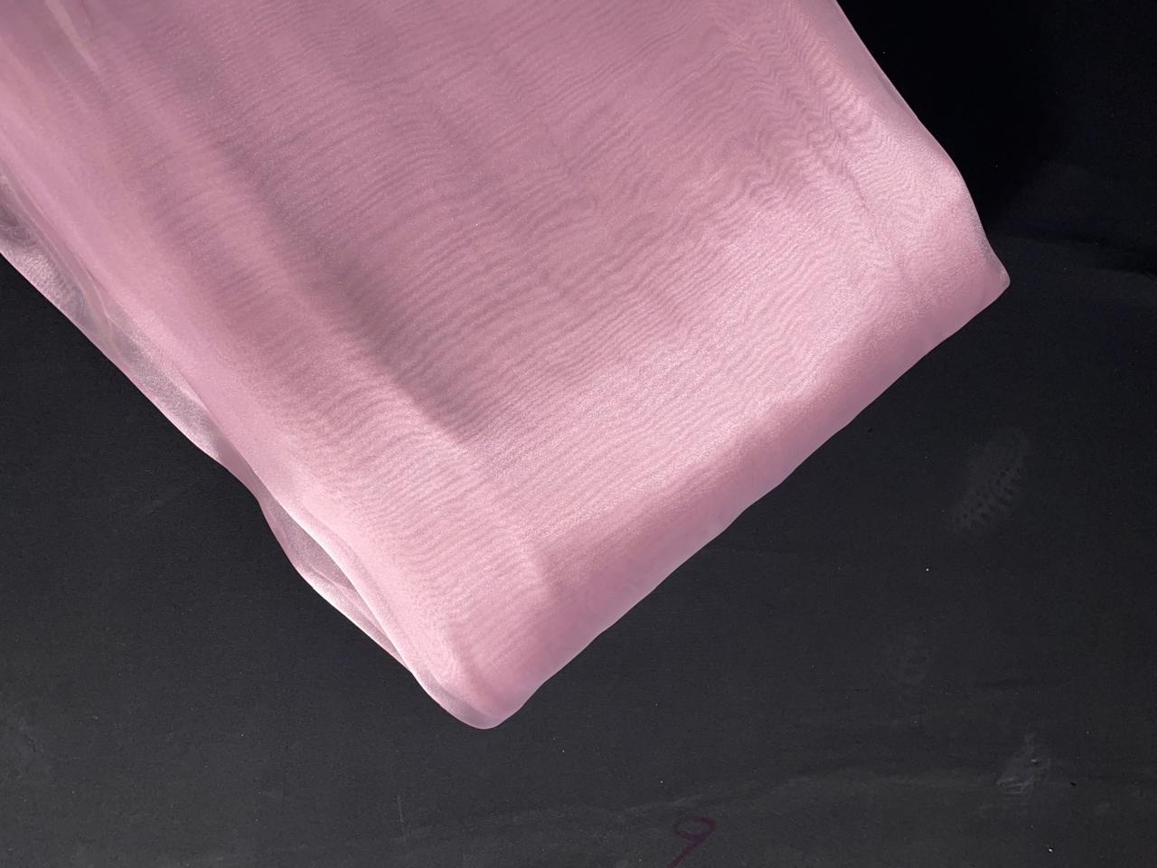 Dusty Pink Two Tone Organza Kapdashop