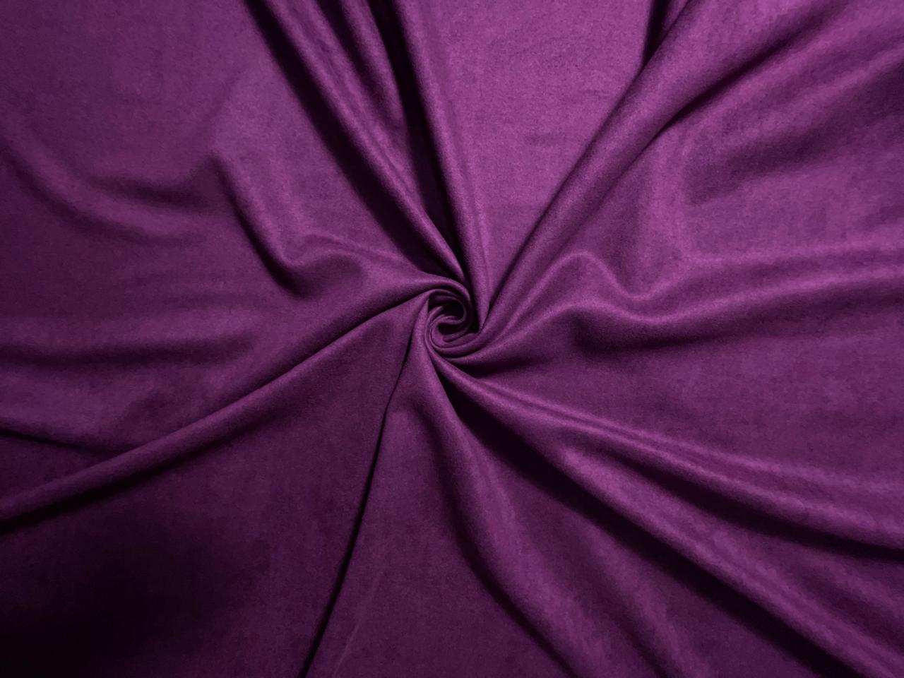 Dark Purple Imported Suede Fabric Fabric KTEX