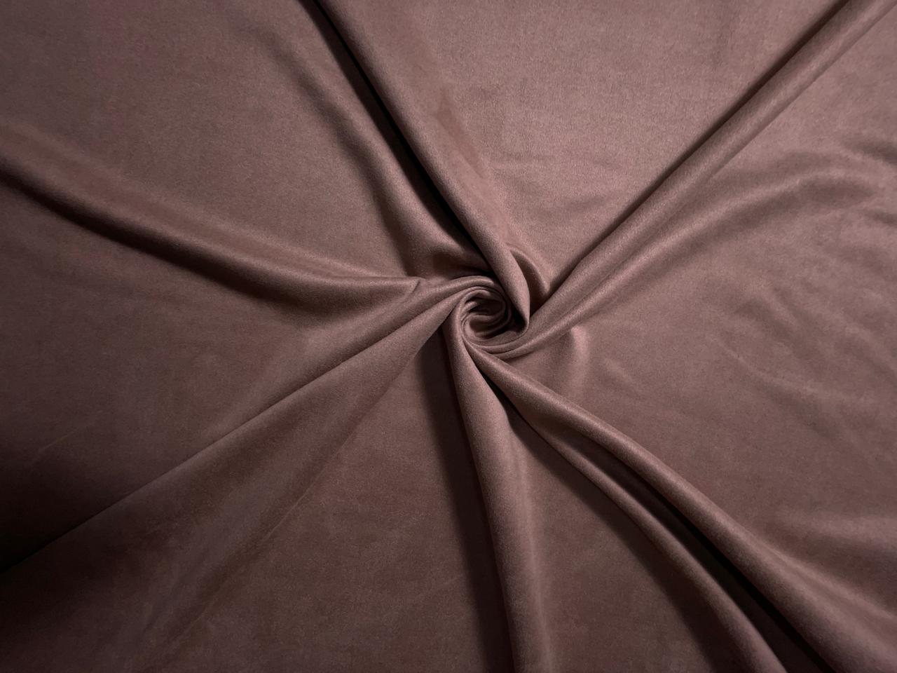 Brown Imported Suede Fabric Fabric KTEX