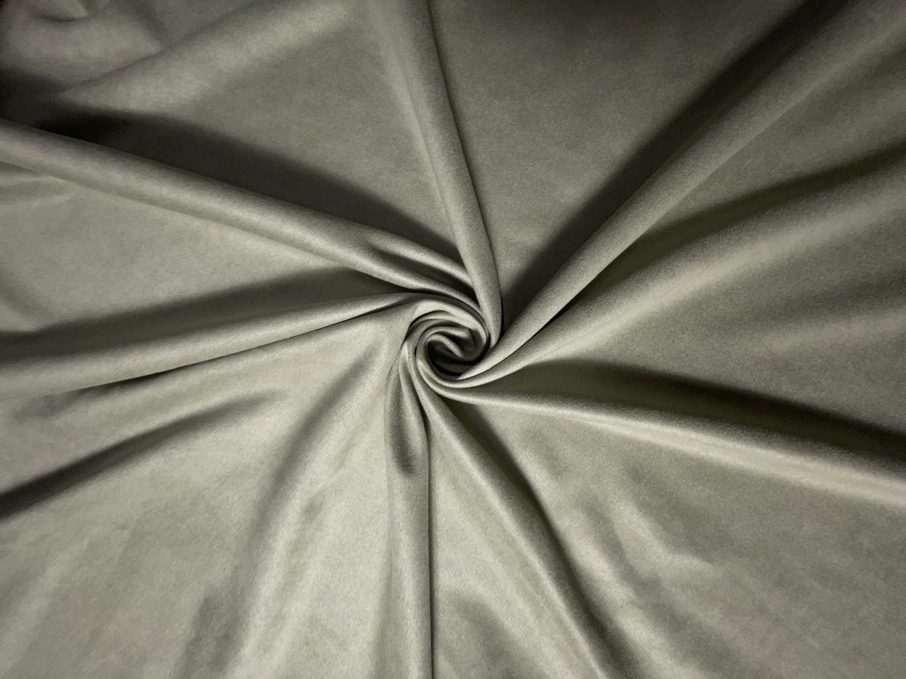 Pista Green Green Imported Suede Fabric Fabric KTEX