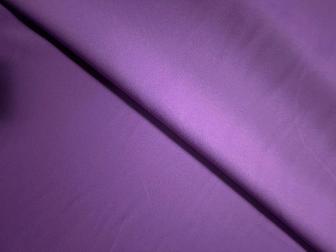 Lavender Plain Barbie Crepe N332Ll Fabric KTEX