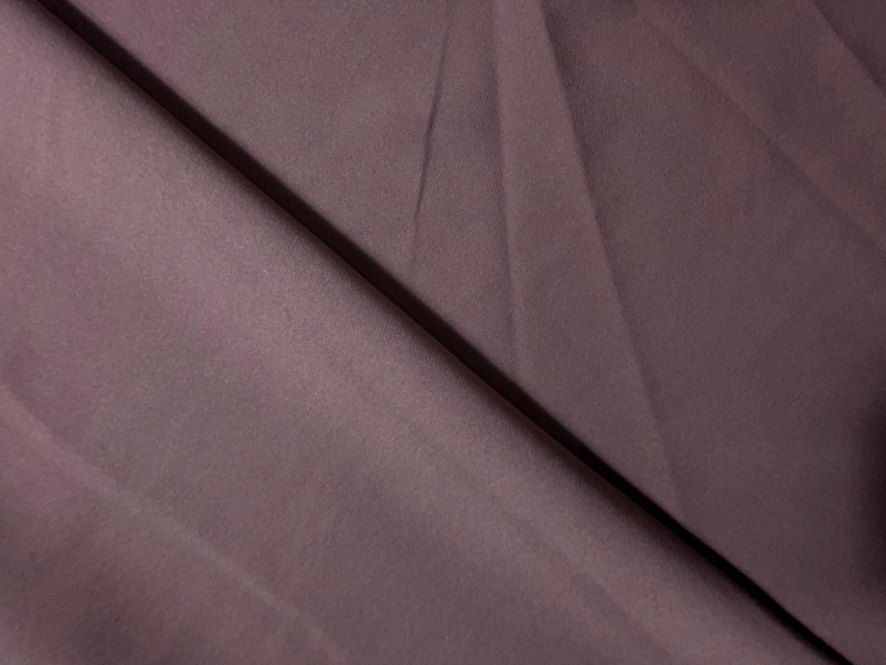 Dark Beige Plain Barbie Crepe Fabric KTEX