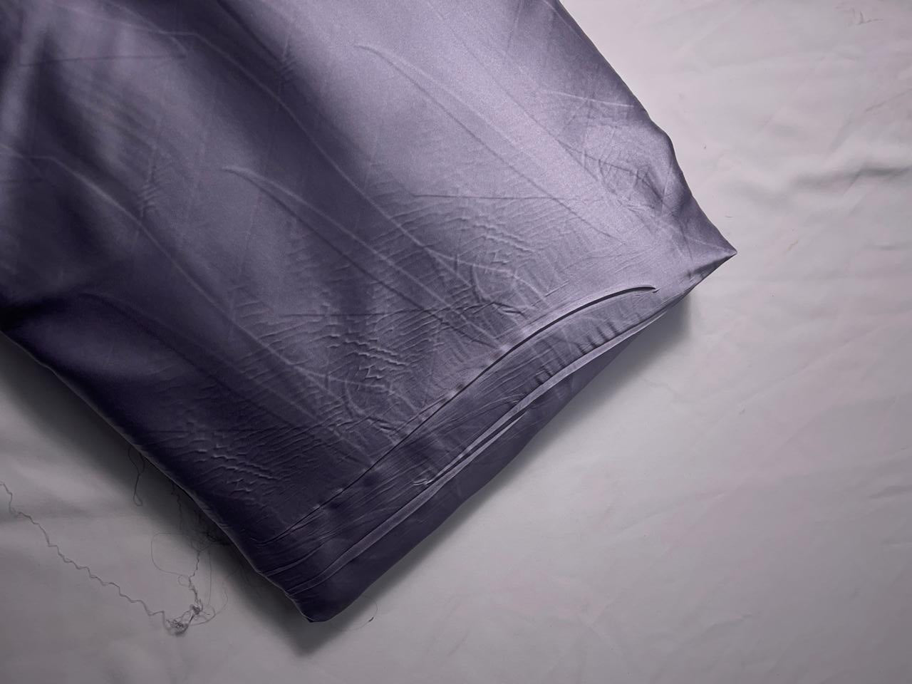 Light Grey Plain Armani Satin Lycra Fabric KTEX