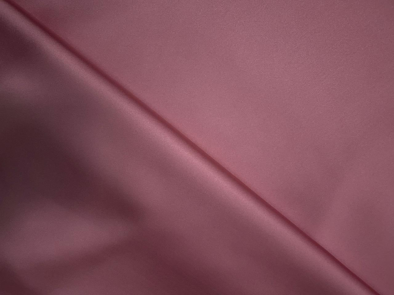 Baby Pink Plain Armani Satin Lycra N96 Fabric KTEX