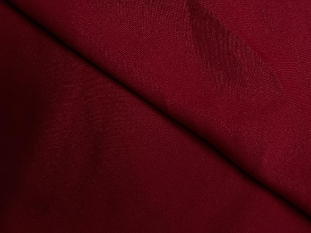 Dark Red Plain Milky Crepe N242D Fabric KTEX