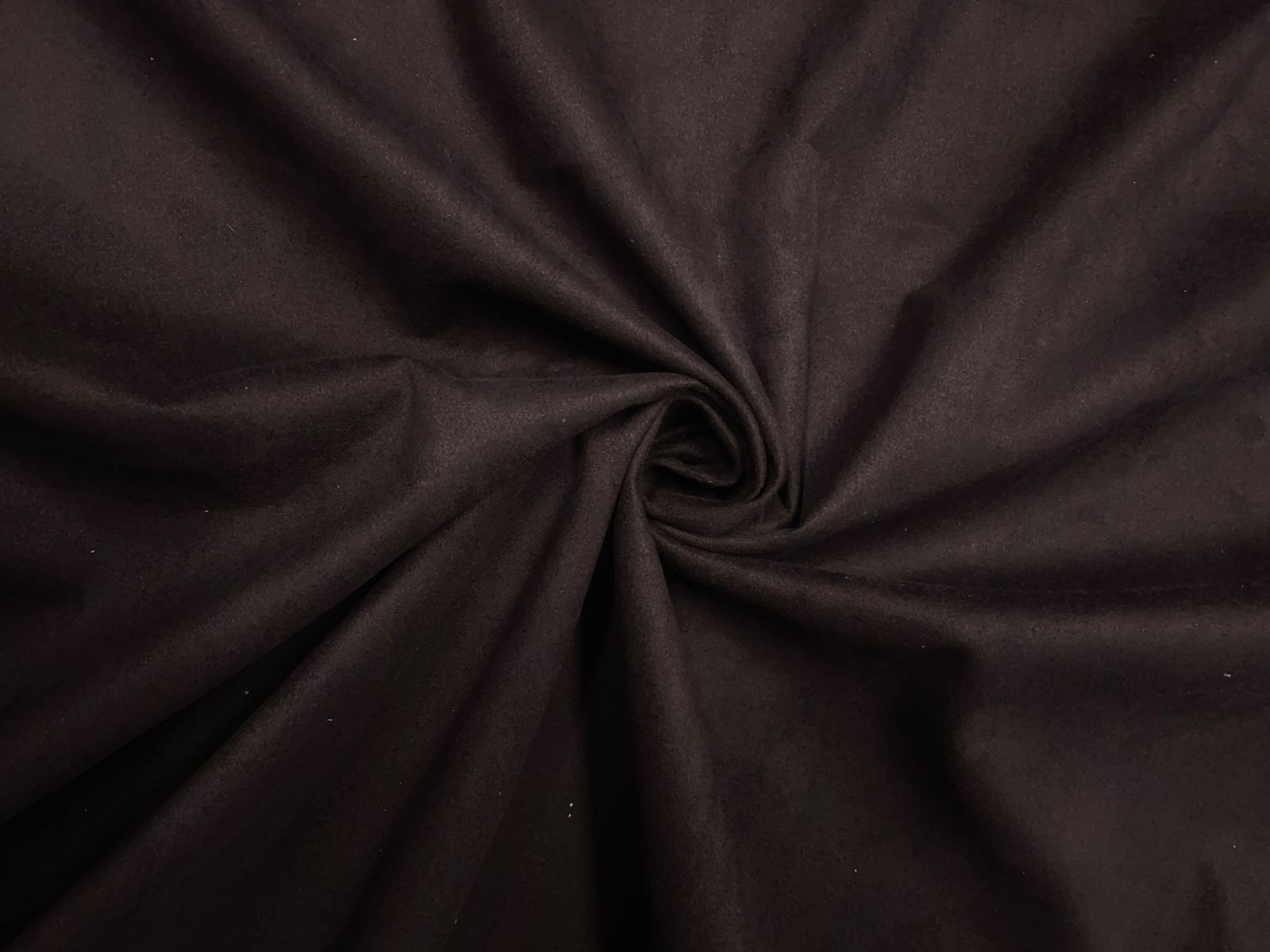 Coffee Plain Imported Suede Fabric Fabric KTEX