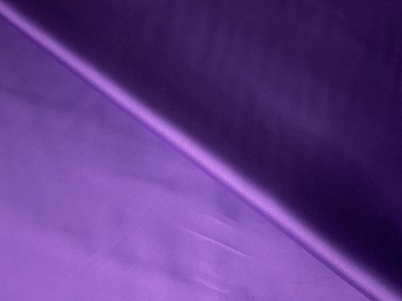 Dark Levender Plain Armani Satin Lycra N332 Fabric KTEX