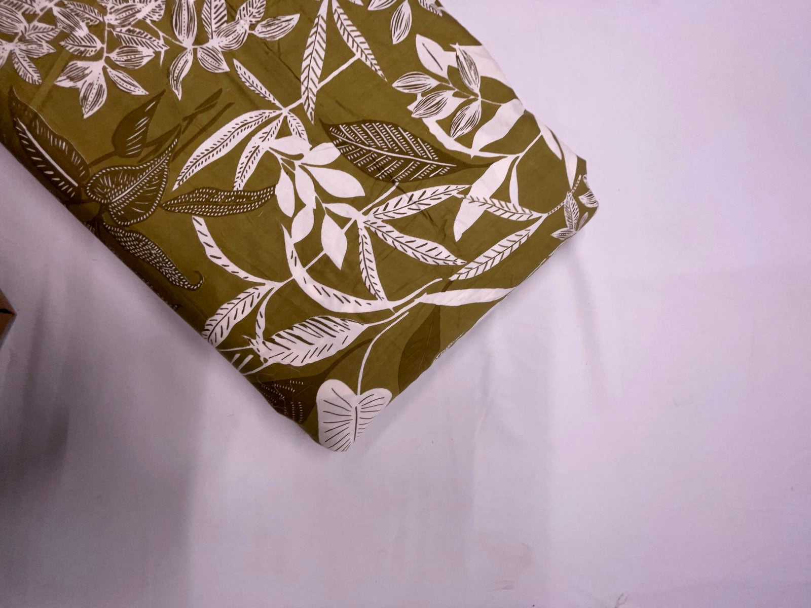 Mehndi Floral Modal Satin Fabric KTEX