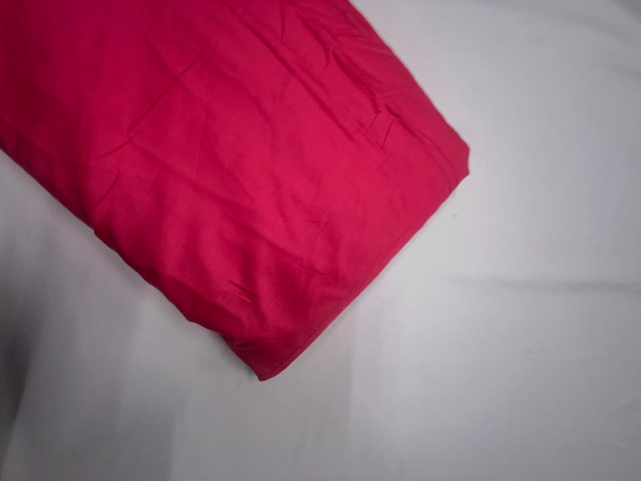 Hot Pink Plain Glace Cotton Fabric N100D KTEX