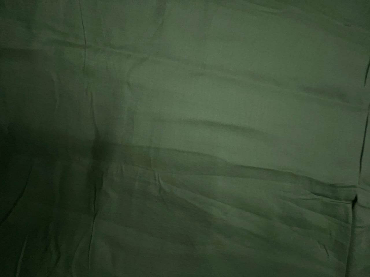 Mehndi Green Plain Glace Cotton Fabric N17 KTEX