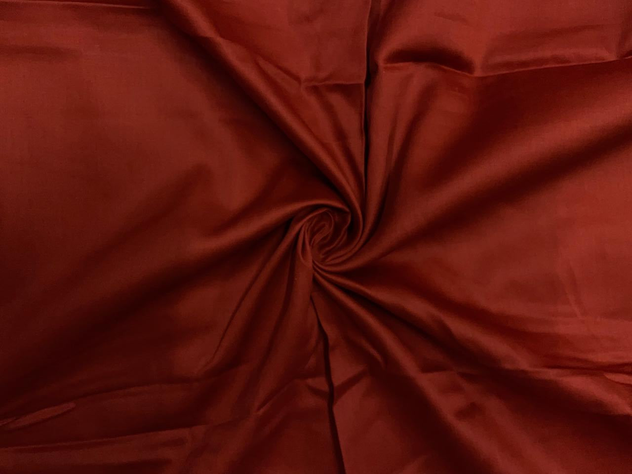 Rust Plain Glace Cotton Fabric N195 KTEX