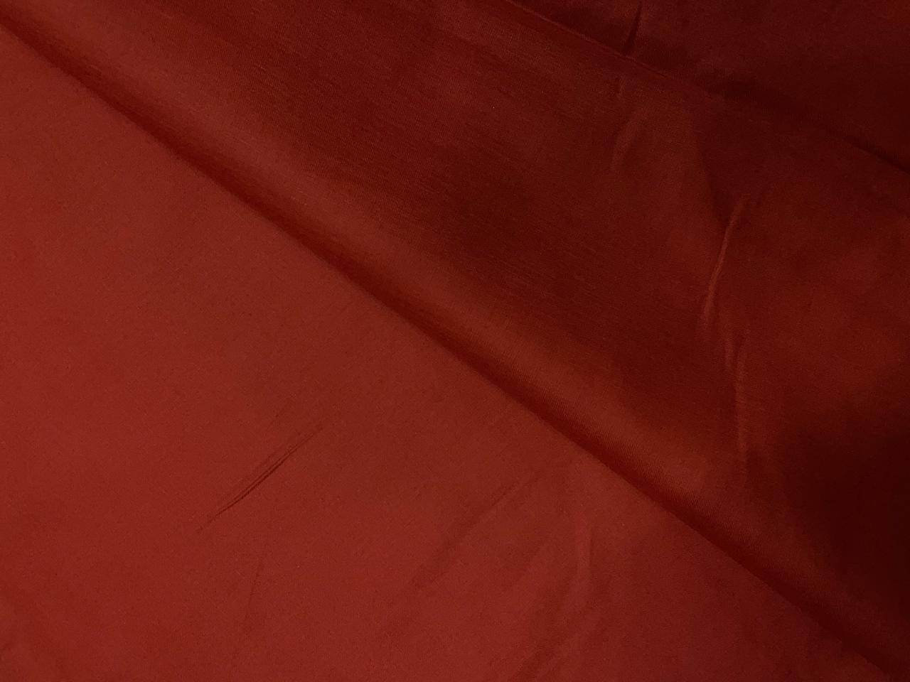 Rust Plain Glace Cotton Fabric N195 KTEX