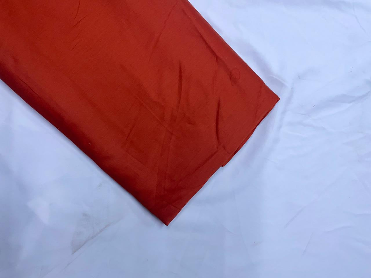 Rust Plain Glace Cotton Fabric N195 KTEX