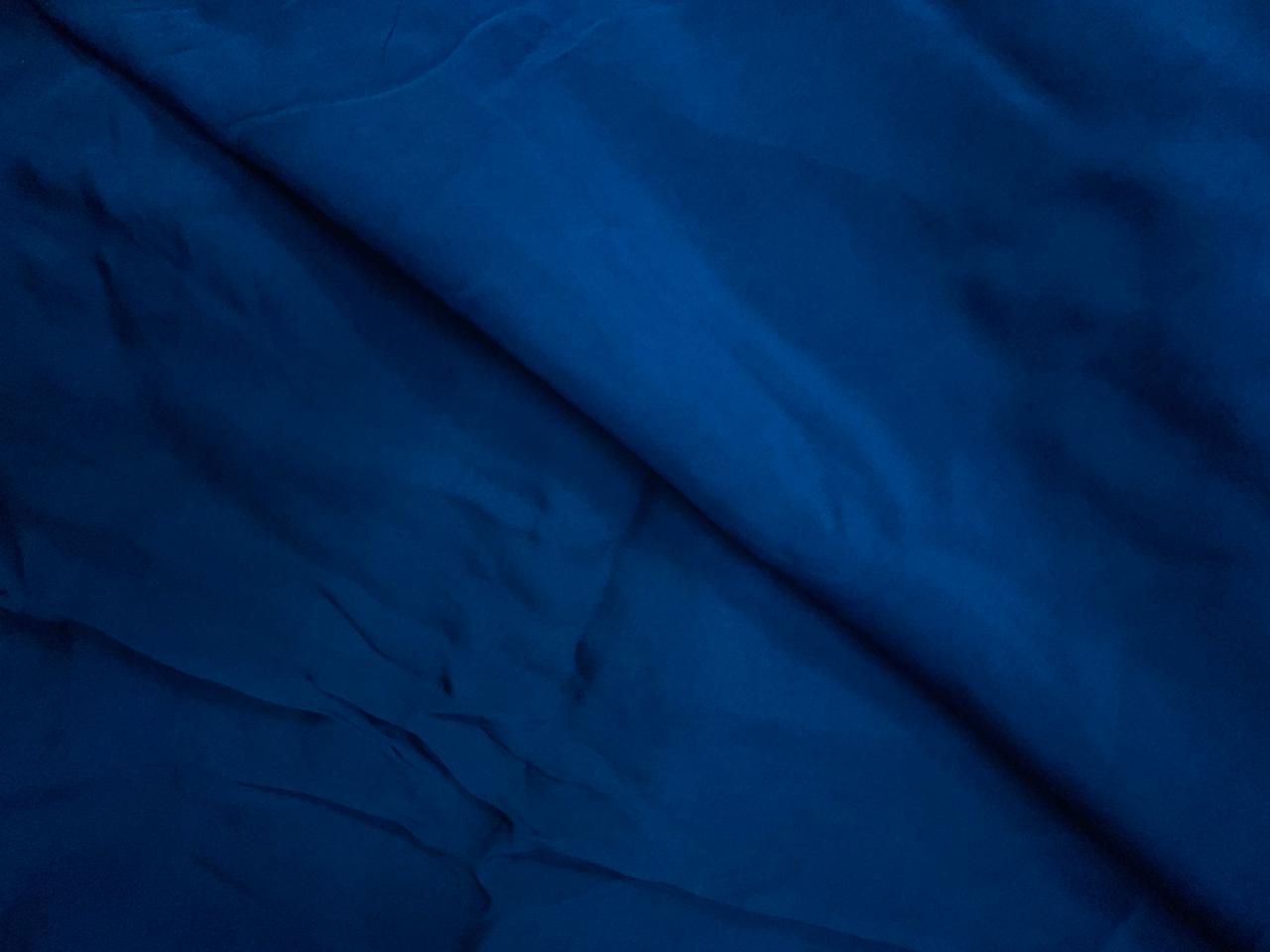 Dark Blue Viscose Organza N90L Fabric KTEX