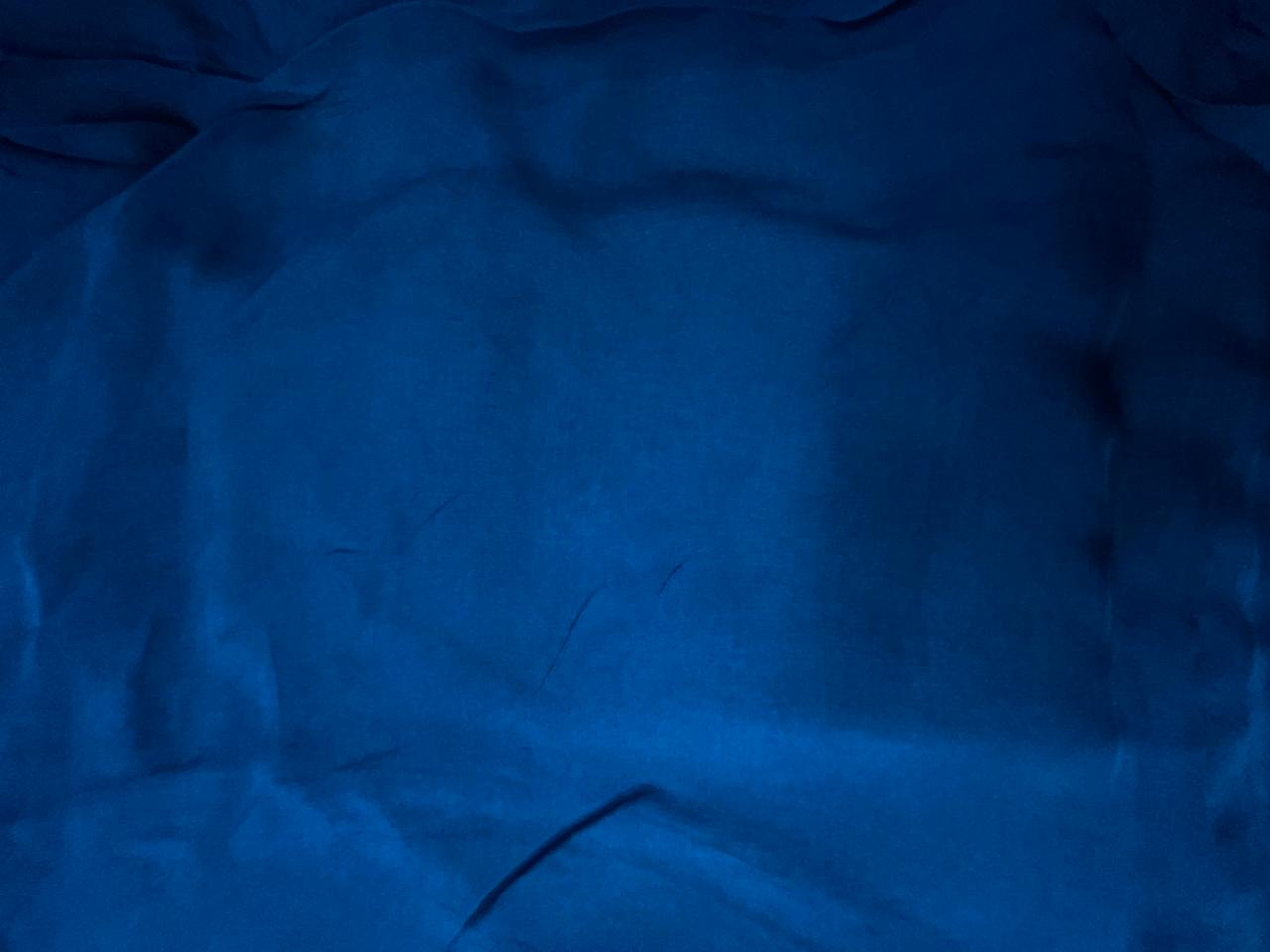 Dark Blue Viscose Organza N90L Fabric KTEX