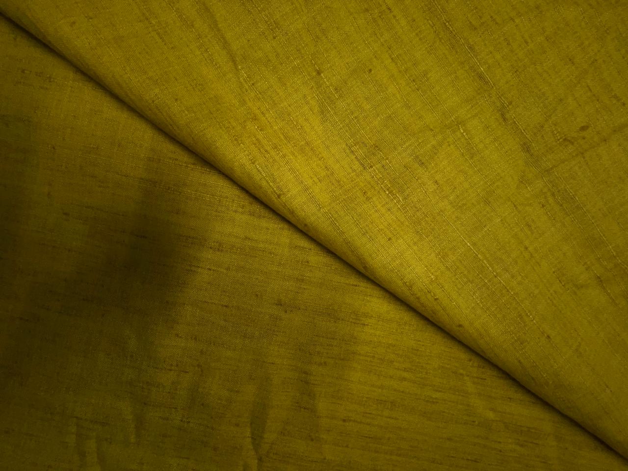 Yellow Plain Cotton Linen Fabric KTEX