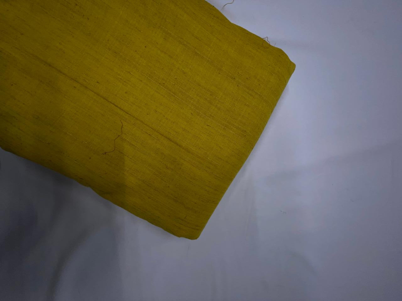 Yellow Plain Cotton Linen Fabric KTEX
