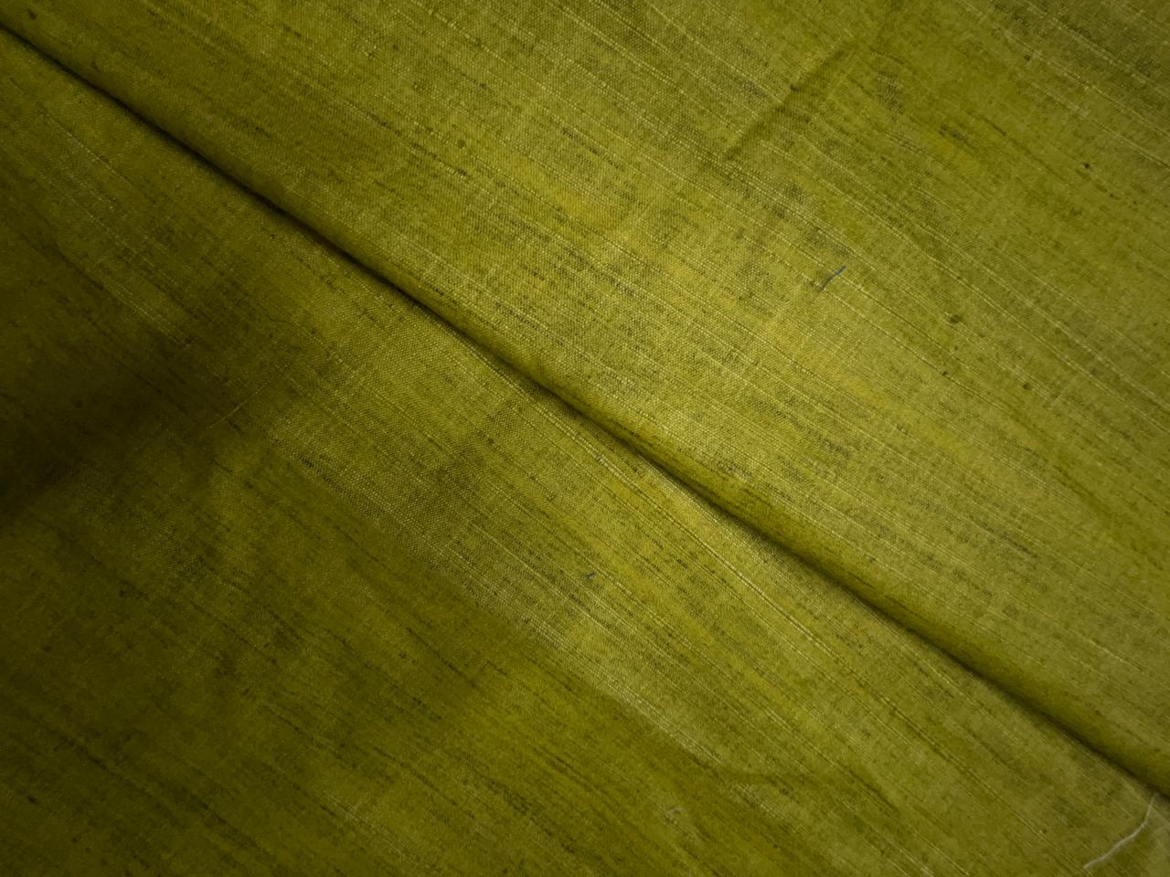 Light Green Plain Cotton Linen Fabric KTEX