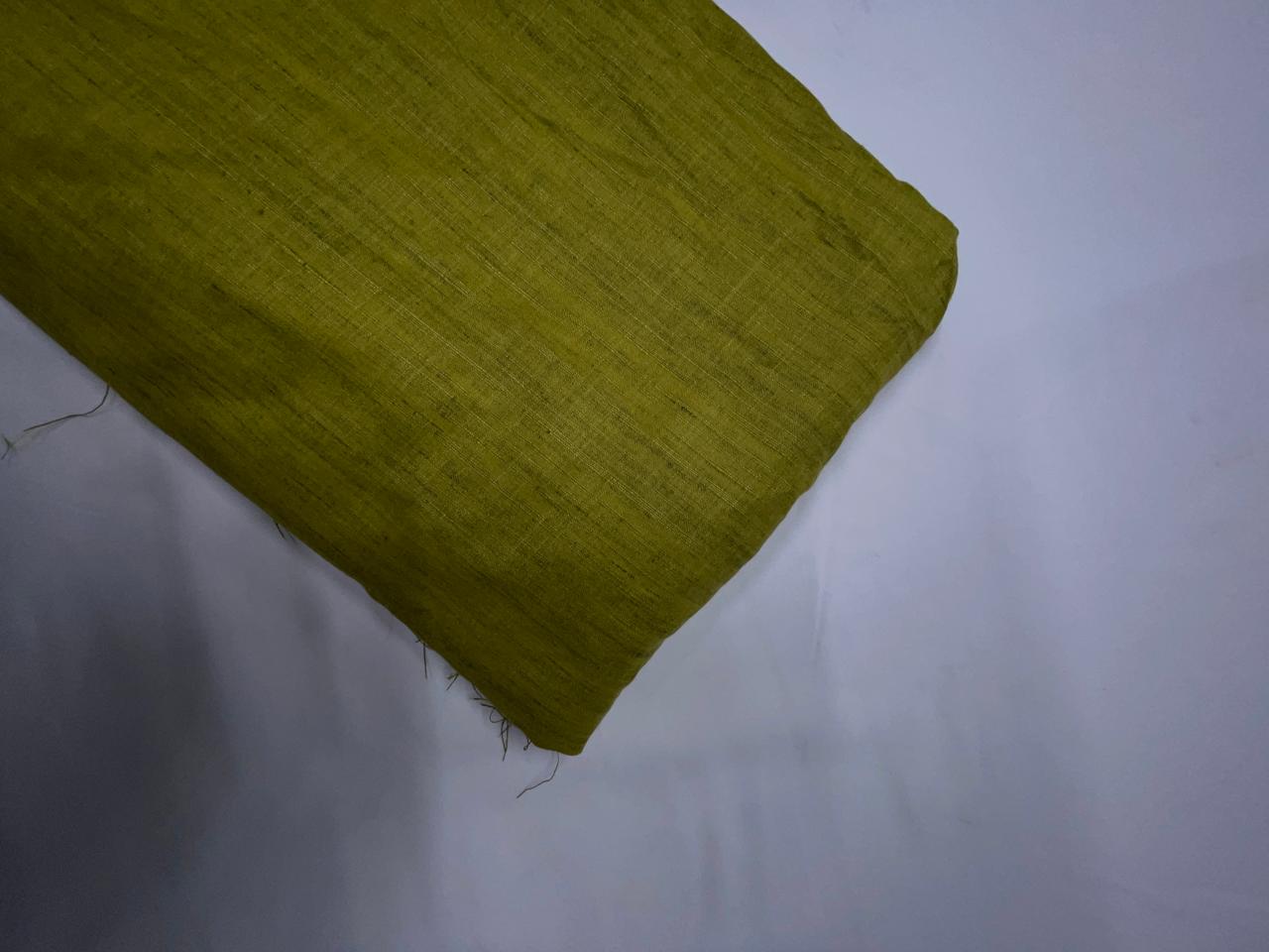 Light Green Plain Cotton Linen Fabric KTEX