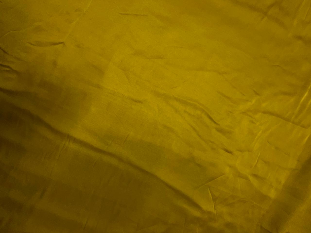 Mustard Plain Mastani Silk Fabric KTEX