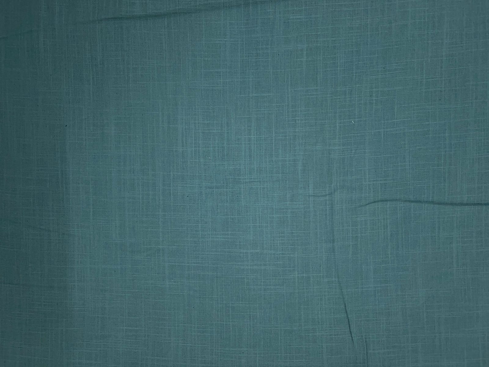 Sea Blue Plain Dyed Cotton Slub Fabric KTEX