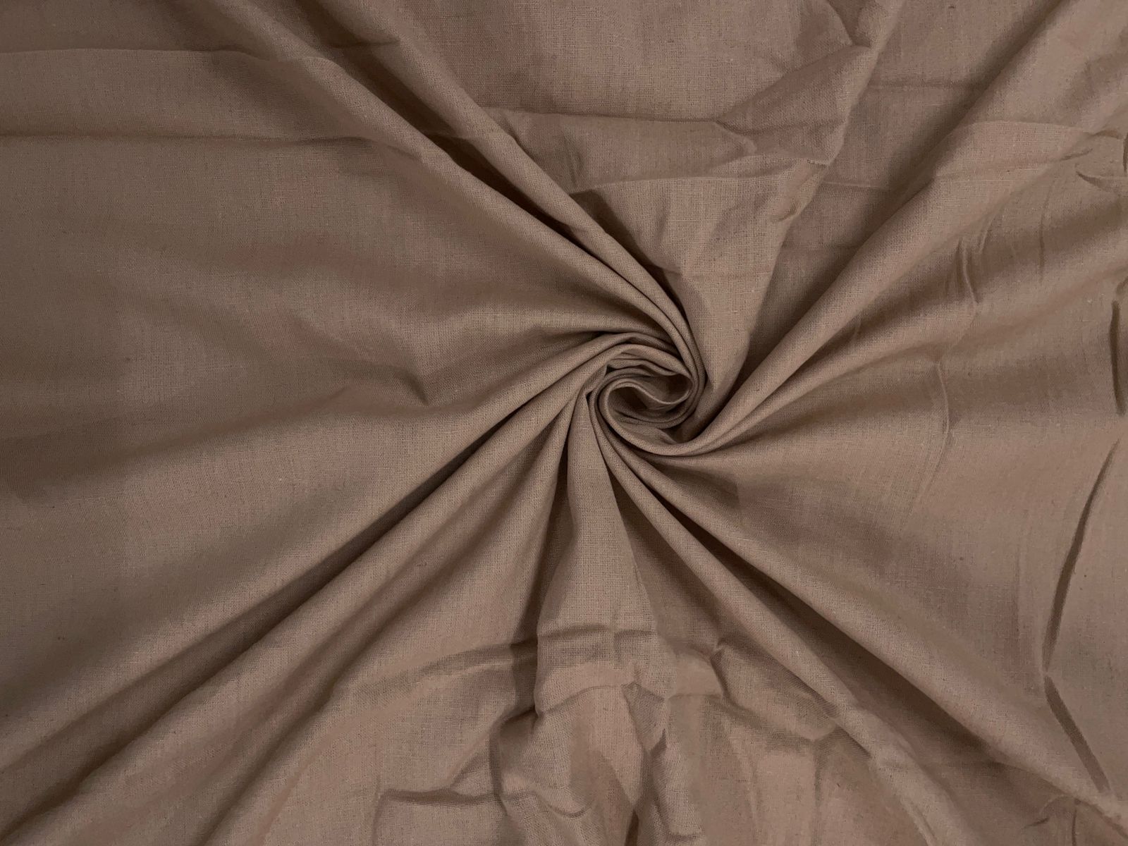 Light Brown Plain Dyed Cotton Flex Fabric KTEX