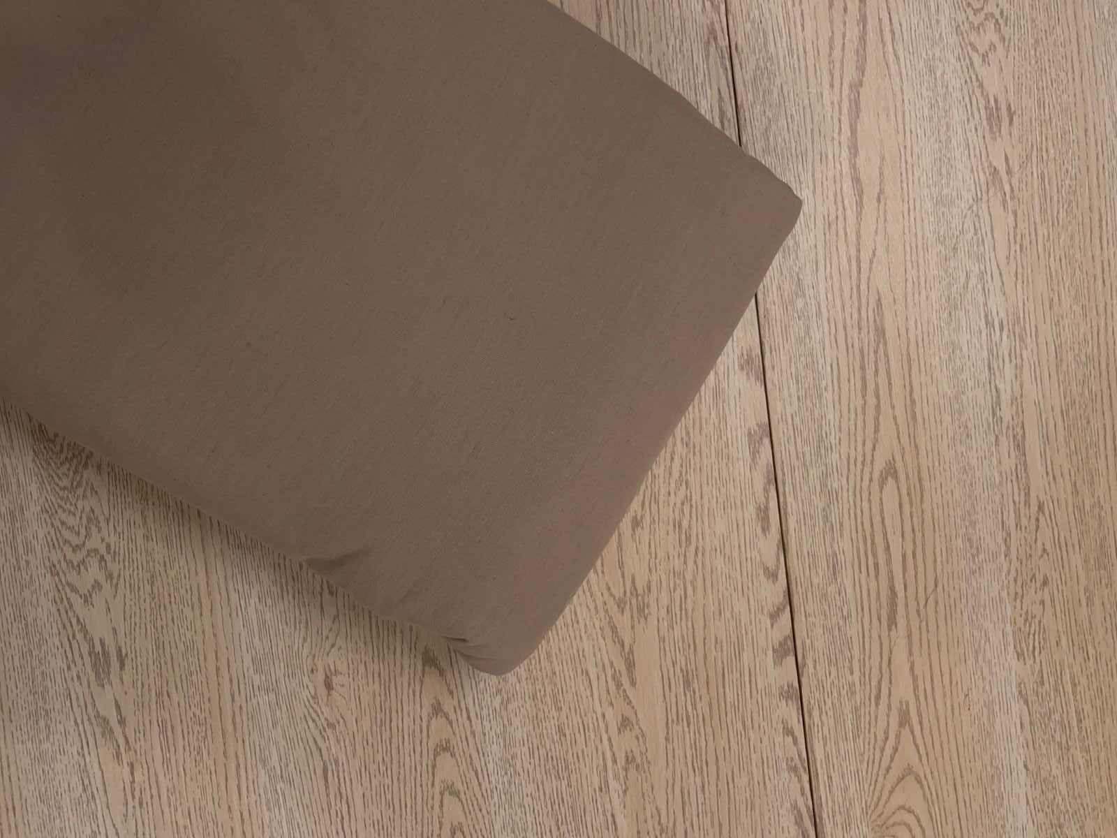 Light Brown Plain Dyed Cotton Flex Fabric KTEX
