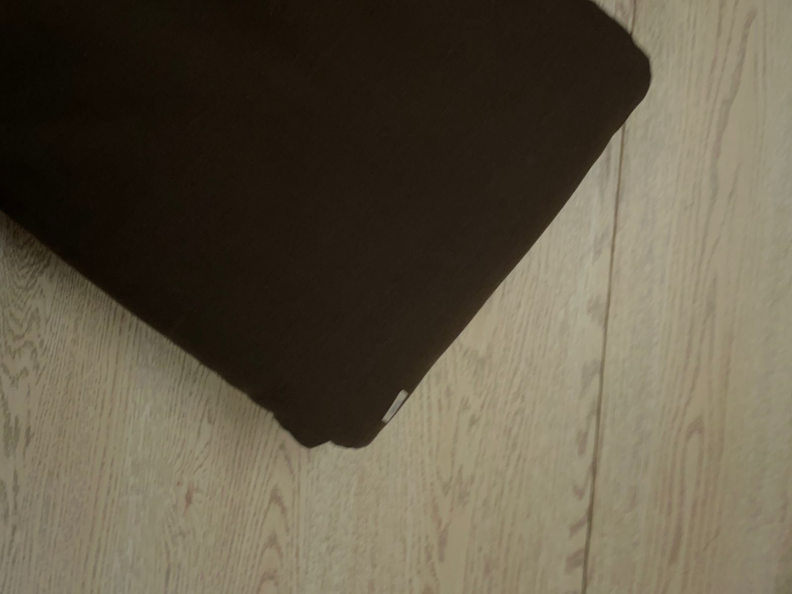 Dark Brown Plain Dyed Cotton Flex Fabric KTEX