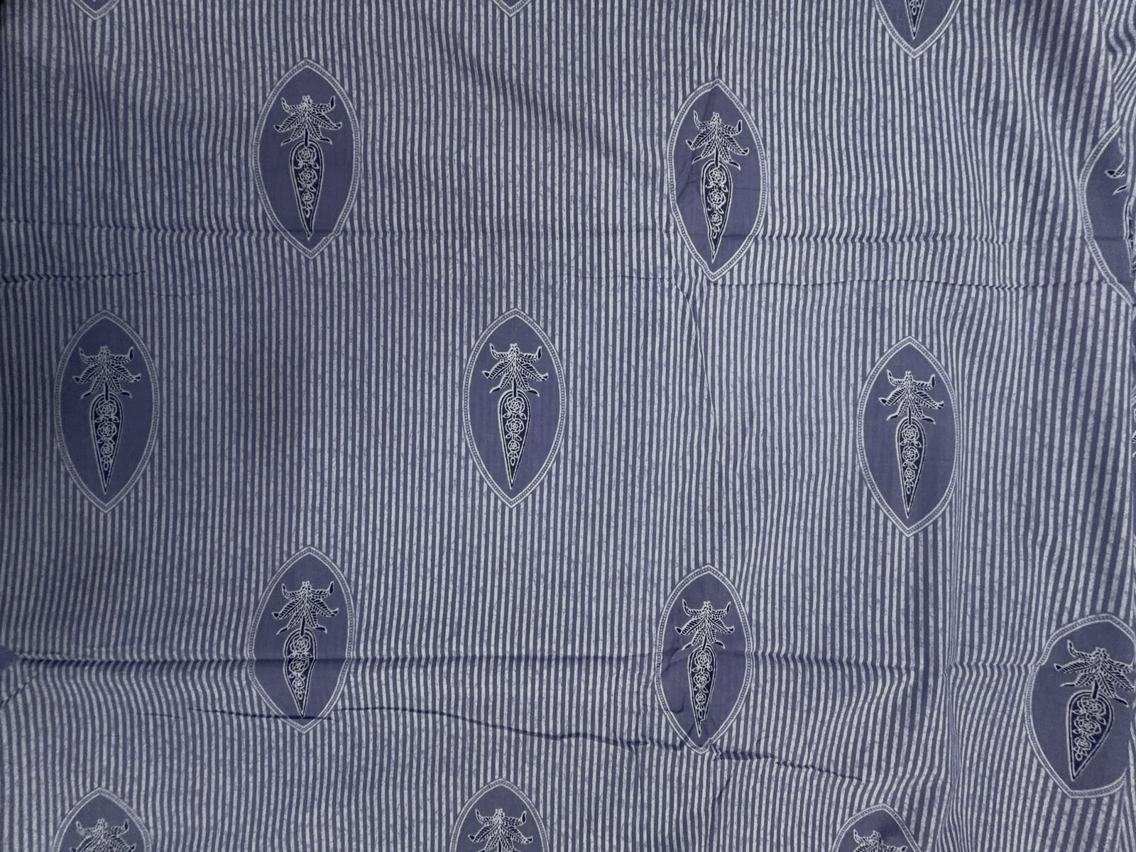 Lilac Floral Cotton Cambric Fabric KTEX