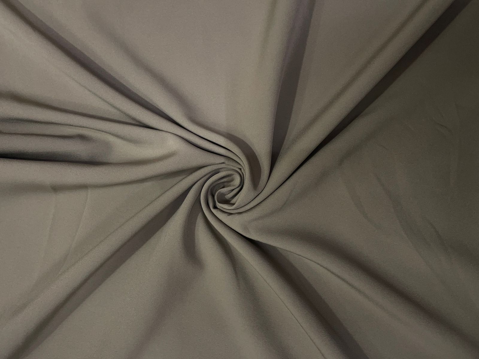 Light Beige Plain Barbie Crepe Fabric KTEX