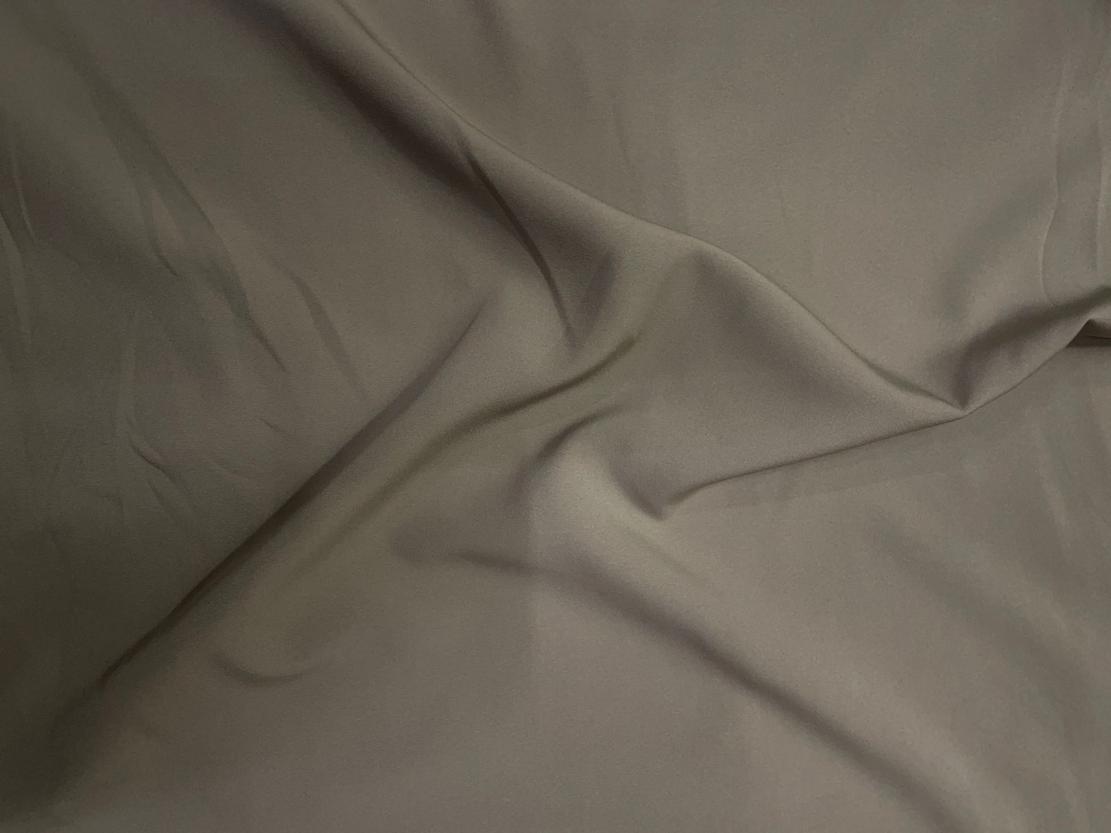 Light Beige Plain Barbie Crepe Fabric KTEX