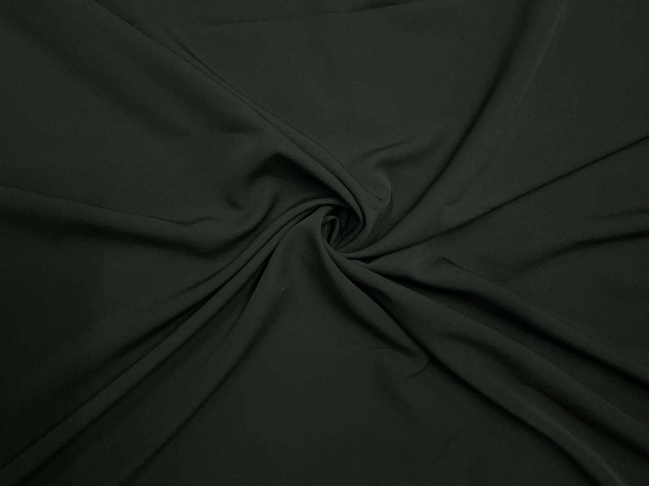 Dark Olive Plain Premium Imported Korean Lachka Fabric KTEX