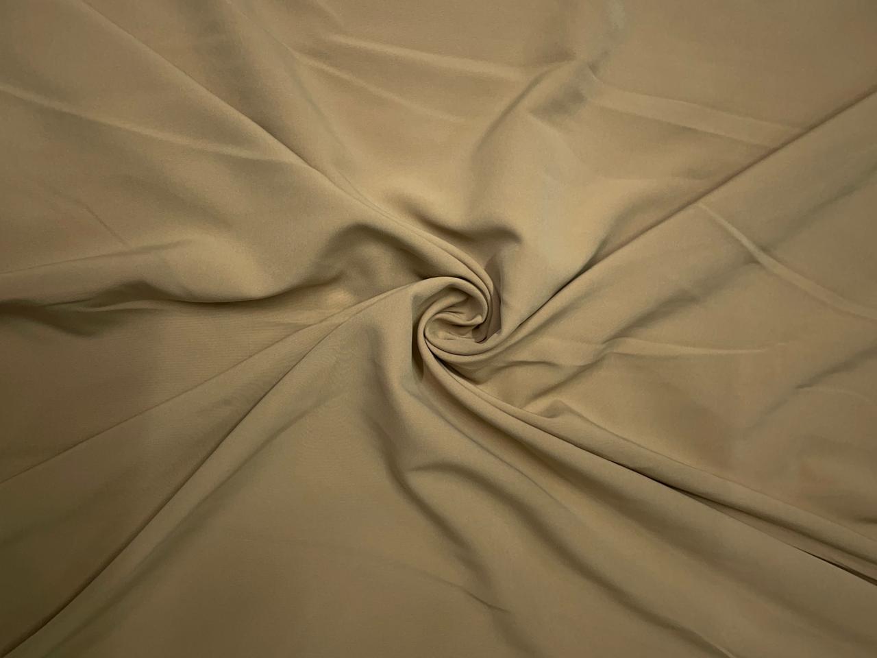 Fawn Plain Premium Imported Korean Lachka Fabric KTEX