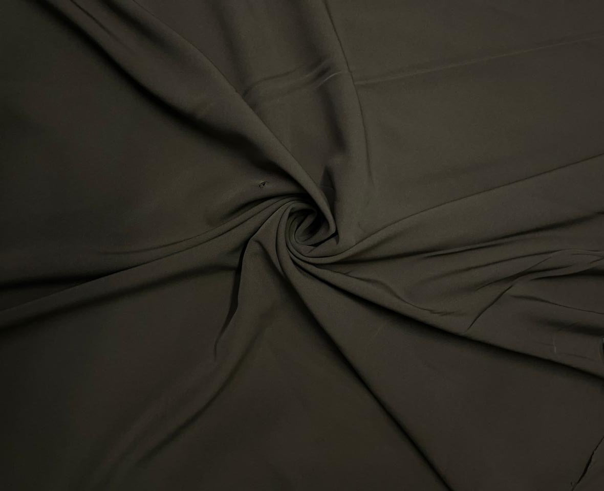 Mouse Grey Plain Premium Imported Korean Lachka Fabric KTEX