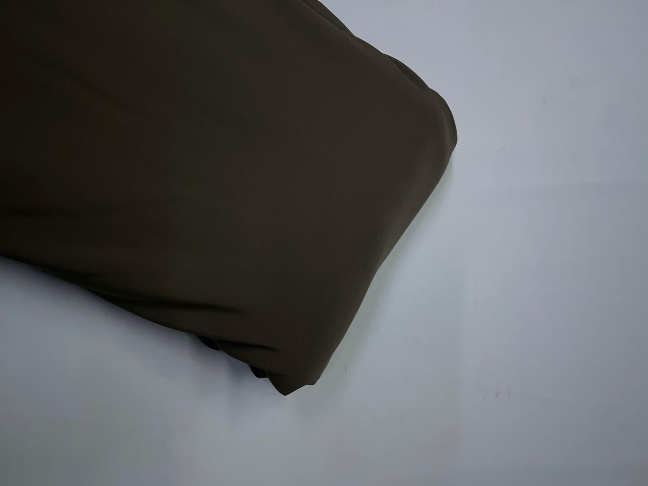 Mouse Grey Plain Premium Imported Korean Lachka Fabric KTEX
