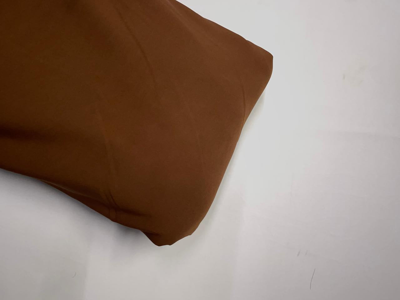 Tan Plain Premium Imported Korean Lachka Fabric KTEX