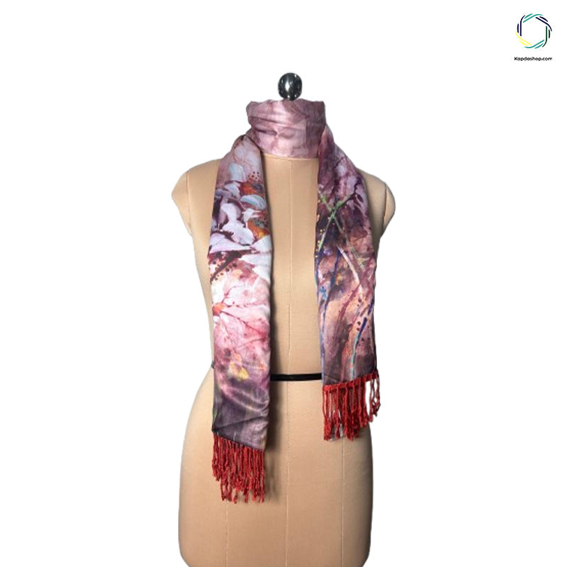 Multicolor Floral Designed Premium Stole