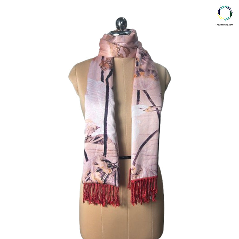 Multicolor Floral Designed Premium Stole