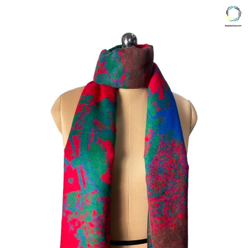 Multicolor Designed Dual Sided Premium Stole