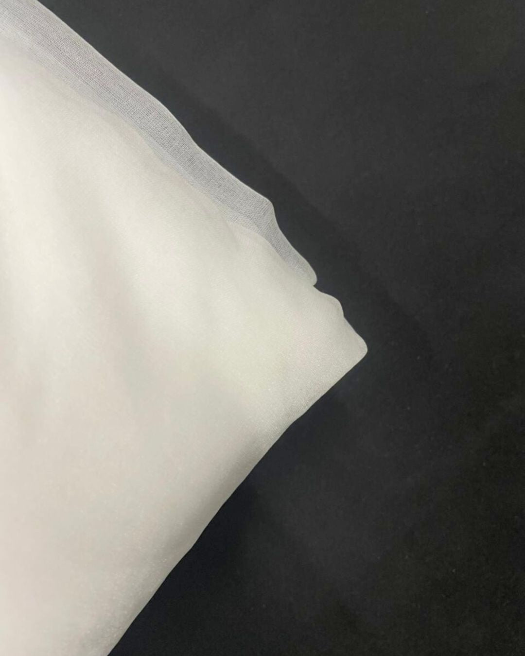 KSJ -  Dyeable Nylon Organza   Fabric Dyeable Semi