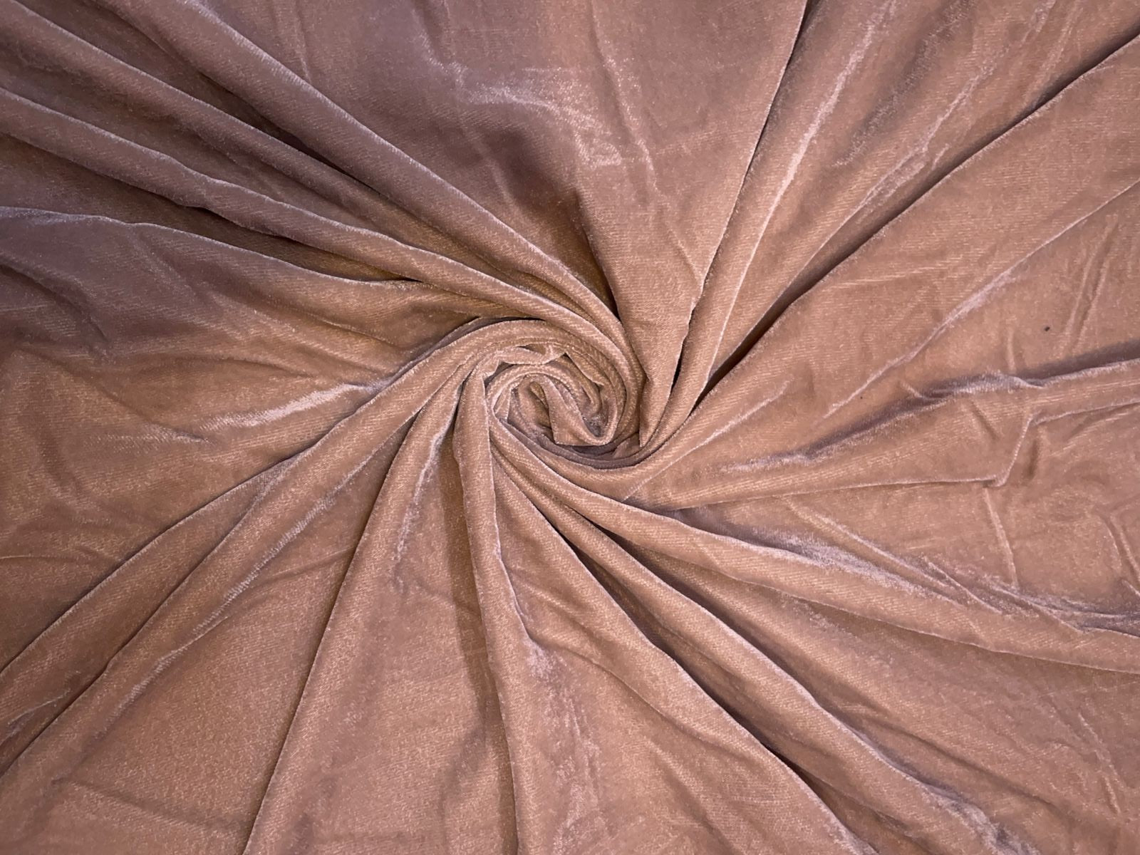 Beige Plain 9000 Velvet Fabric N159 Kapdashop