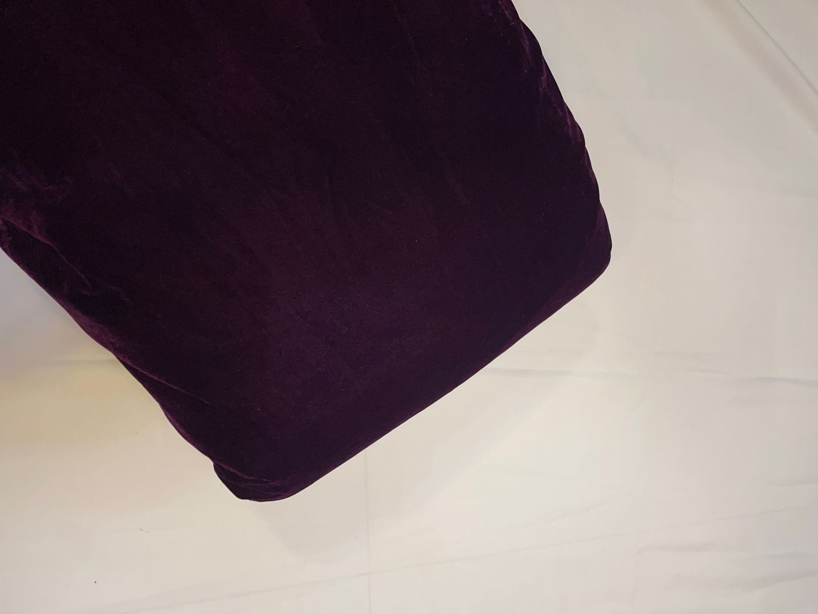 Dark Purple Plain 9000 Velvet Fabric Kapdashop