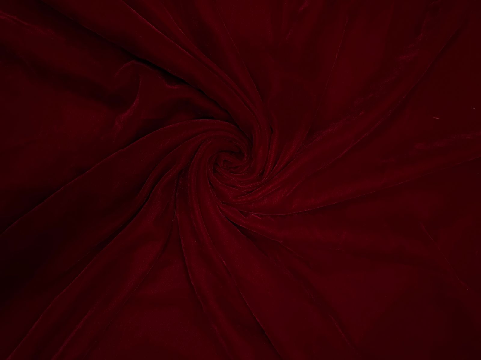 Dark Red Plain Velvet Fabric Kapdashop