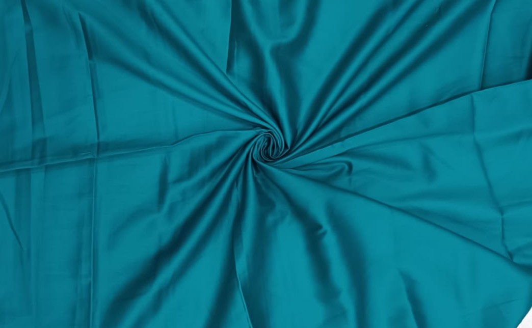 Rama Green Plain Glace Cotton Fabric N393 KTEX