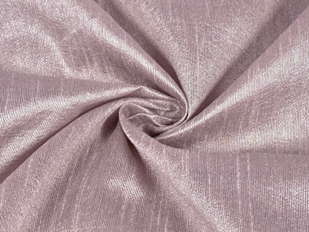 Dusty Lilac Plain Bangalore Raw Silk Fabric Fabric Cart