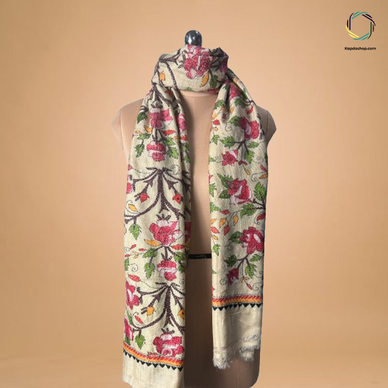 Multicolor Floral Designed Premium Dupatta