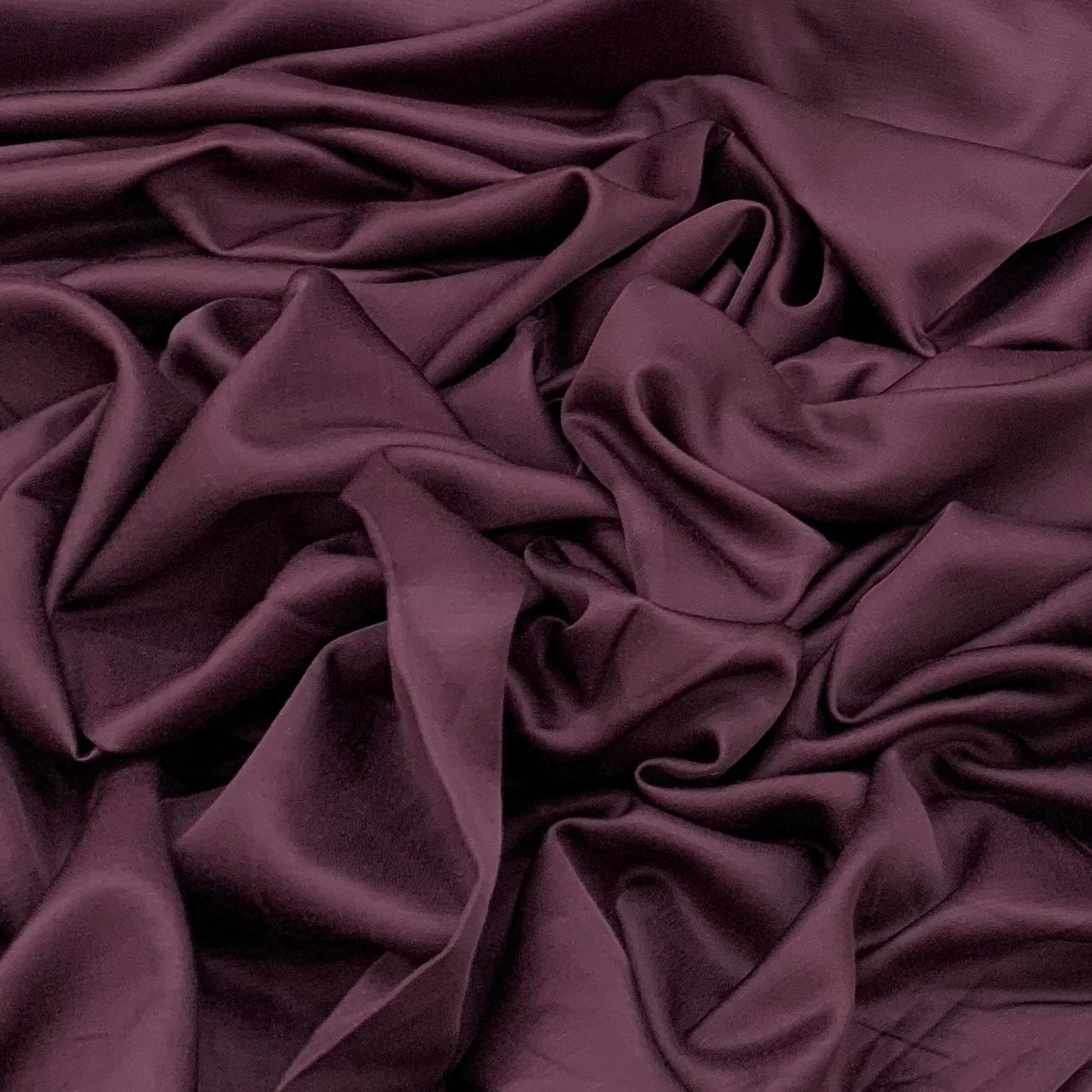Purplish Brown Plain Viscose Linen Satin Fabric Jayshree Fabric