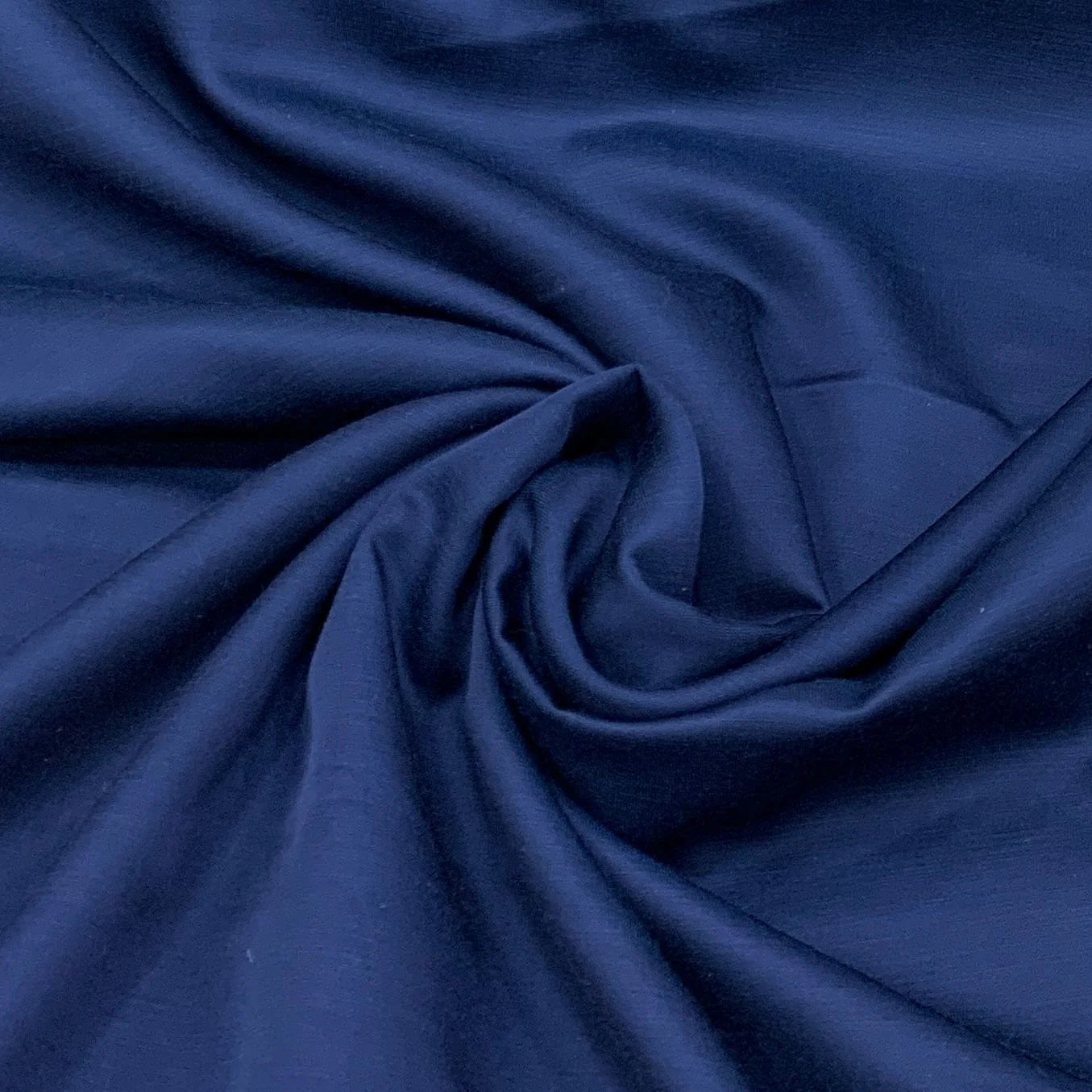 Dark Blue Plain Viscose Linen Satin Fabric Jayshree Fabric