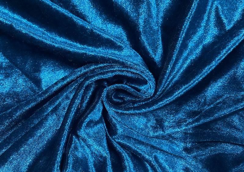 Velvet Lycra Turquoise