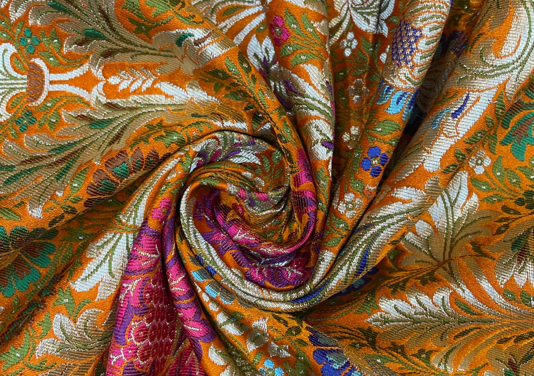 Pure Brocade Orange